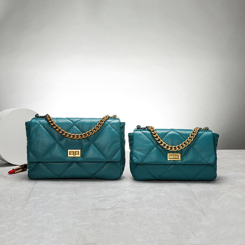 Bolso bandolera de piel