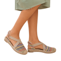 MUJER ESPARTO PLANA