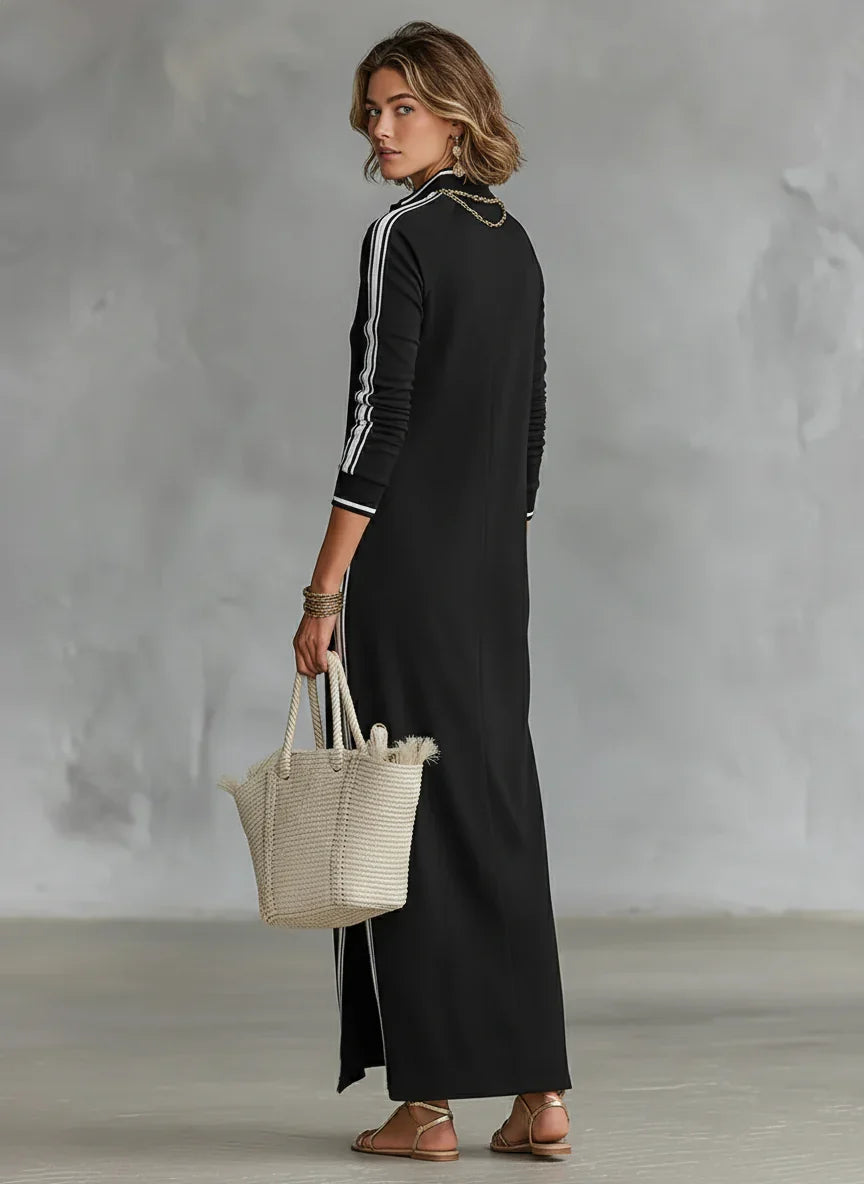 Bianca | Vestido Maxi Blanco de Estilo Minimalista