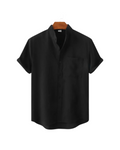 Camisa de lino de manga