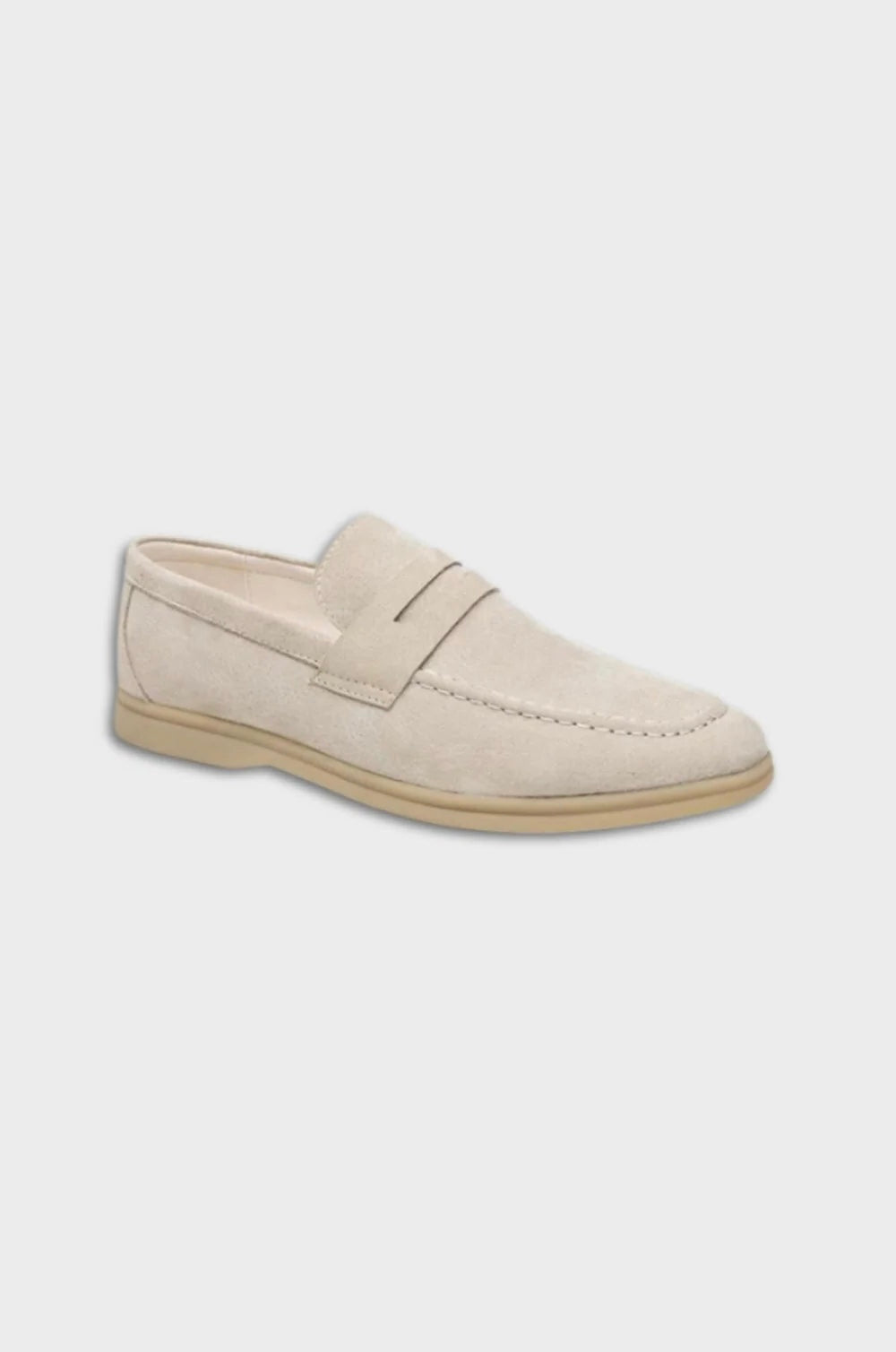 Mocassins en cuir suédé