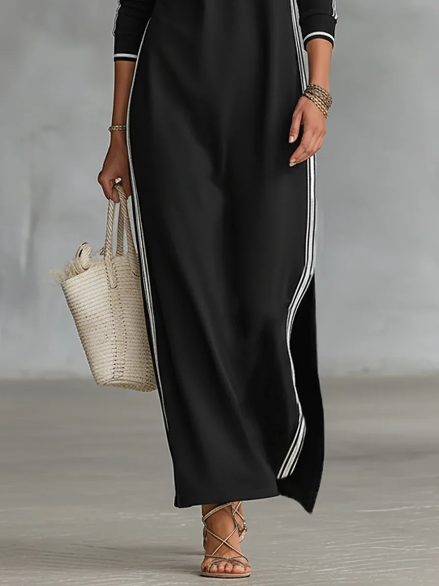 Bianca | Vestido Maxi Blanco de Estilo Minimalista