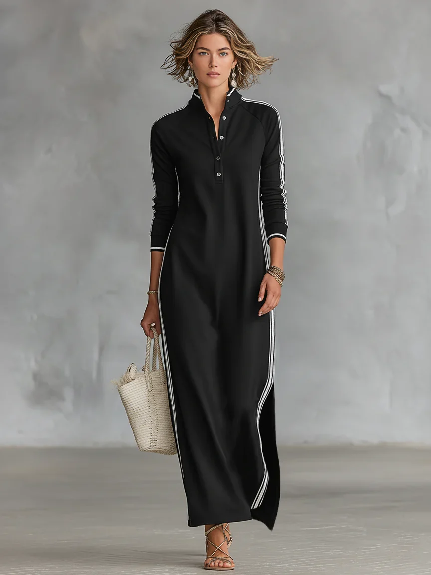 Bianca | Vestido Maxi Blanco de Estilo Minimalista