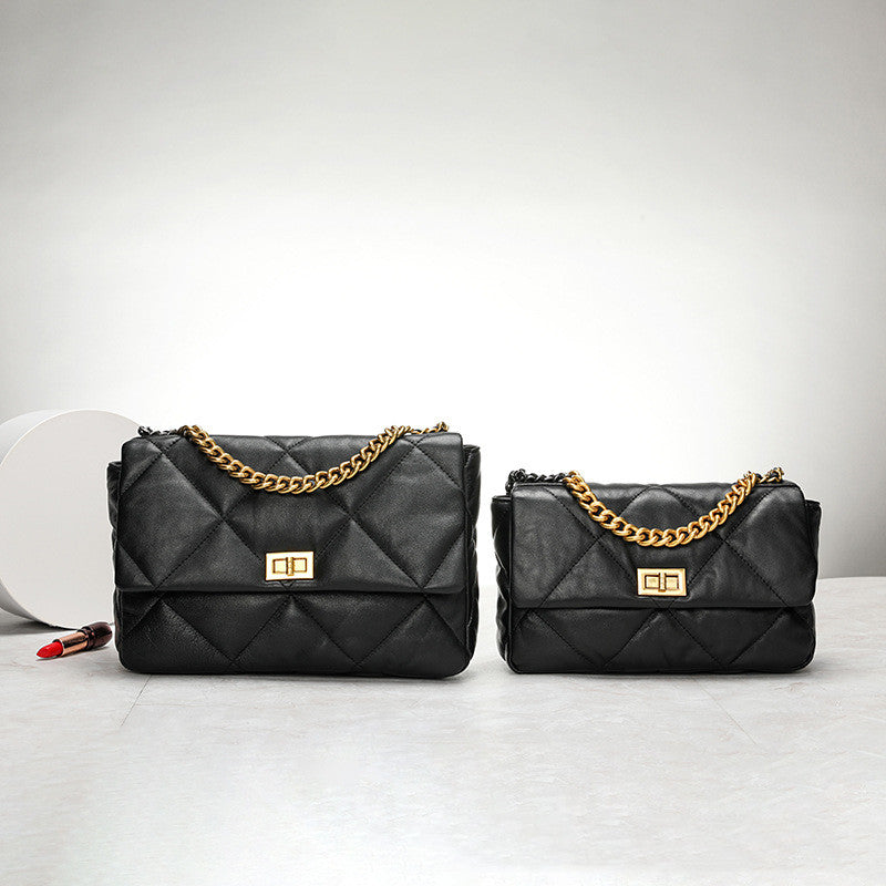 Bolso bandolera de piel