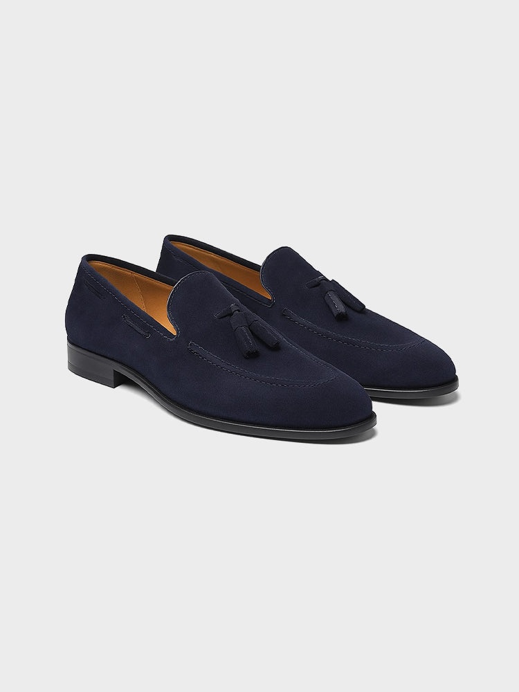 Mocassins en daim à