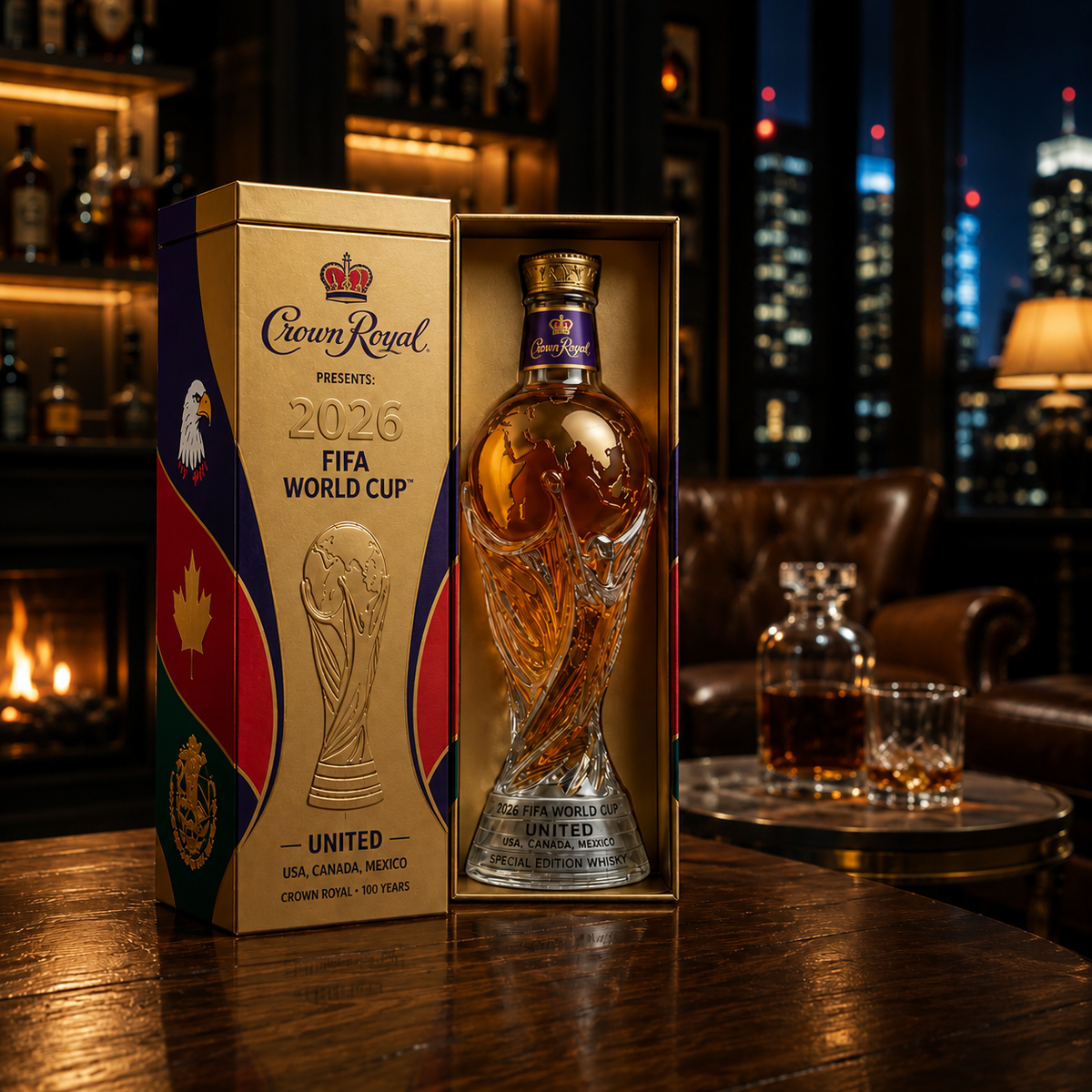 Decantador de whisky - Edición de la Copa del Mundo 2026
