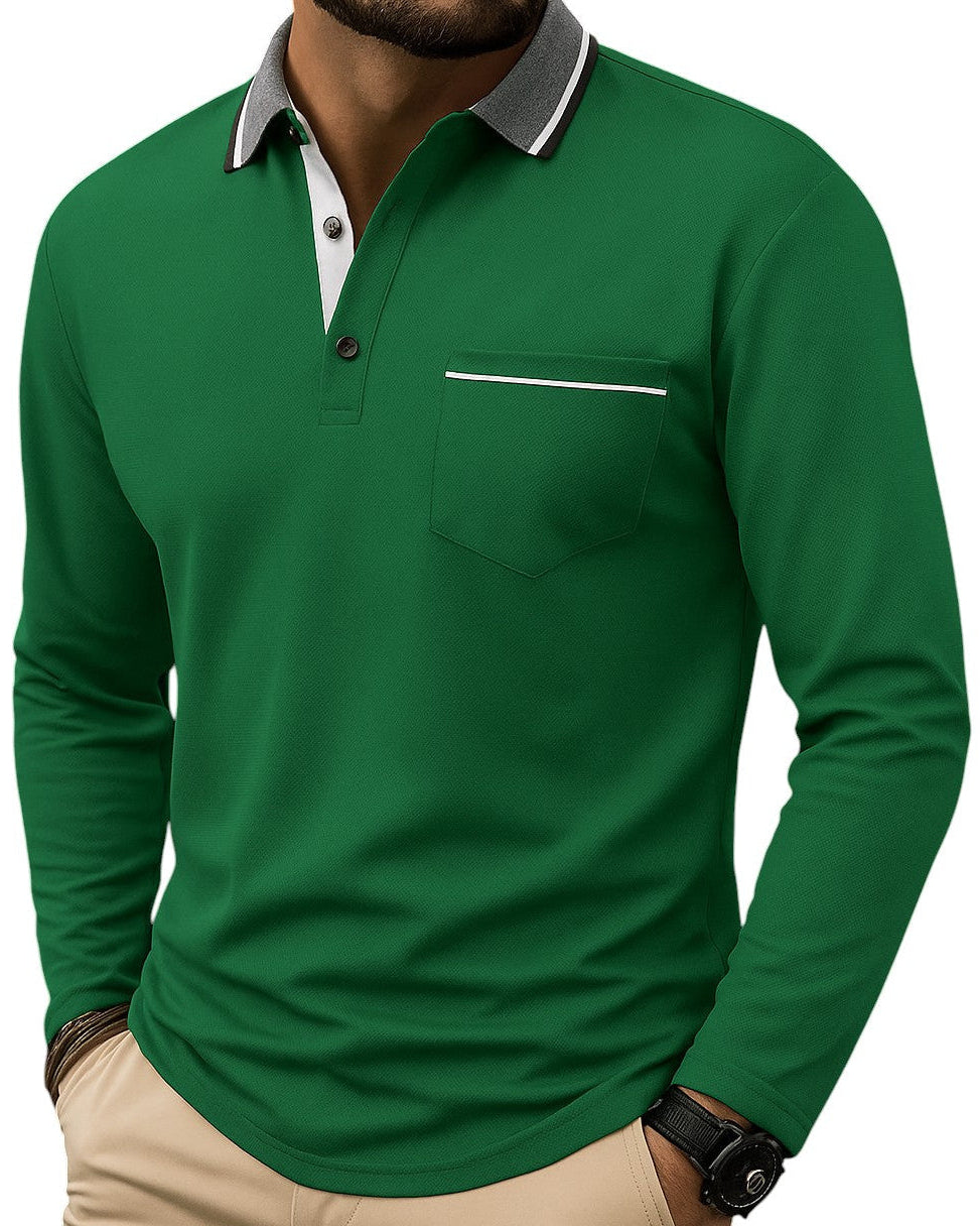 Larsen™ | Polo clásico de manga larga