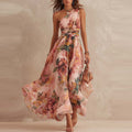 Aurora | Vestido floral asimétrico