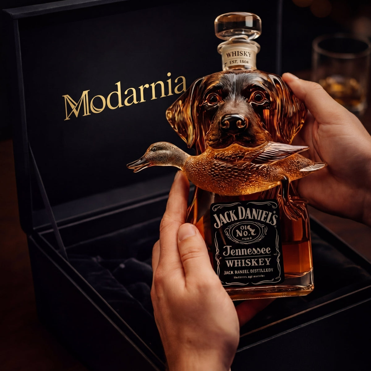 Decantador de whisky - edición Pato Silvestre