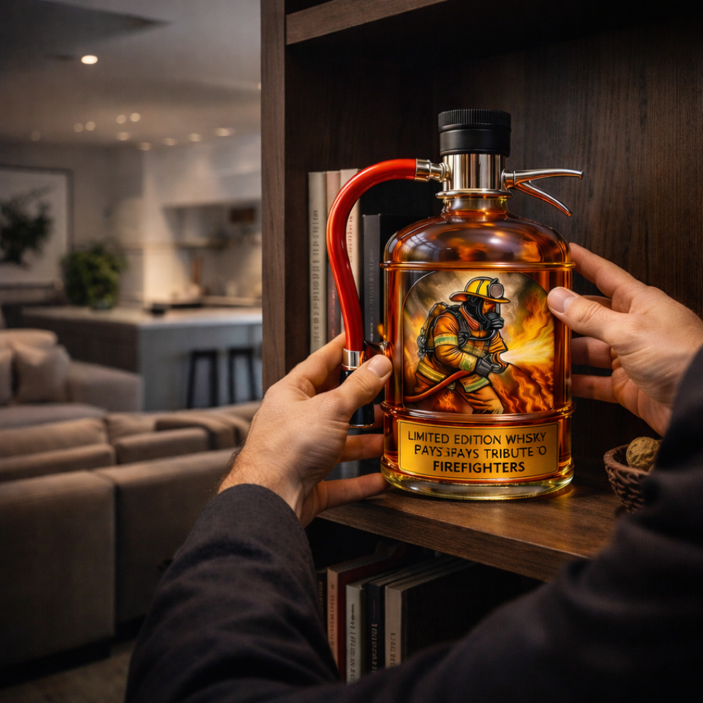 Decantador de whisky - Edición extintor