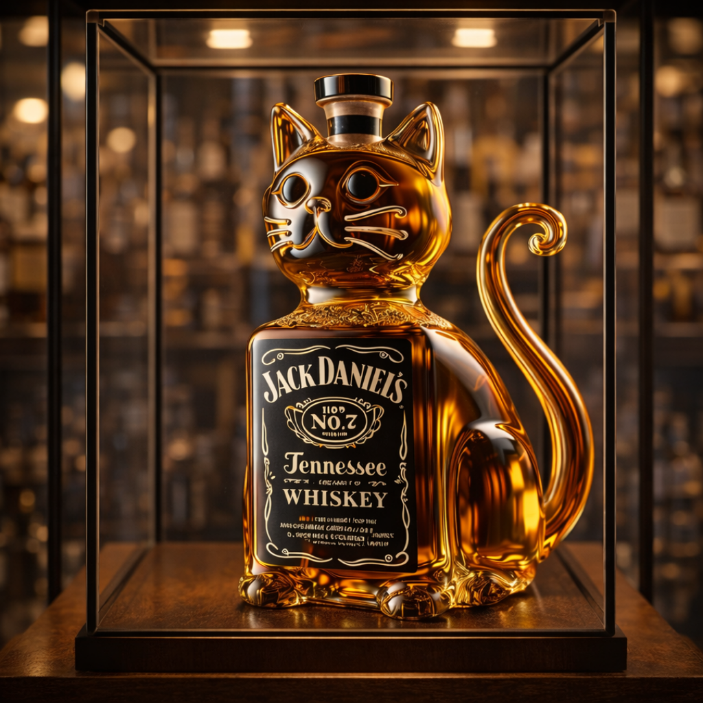 Decantador de whisky - Edición gatuna
