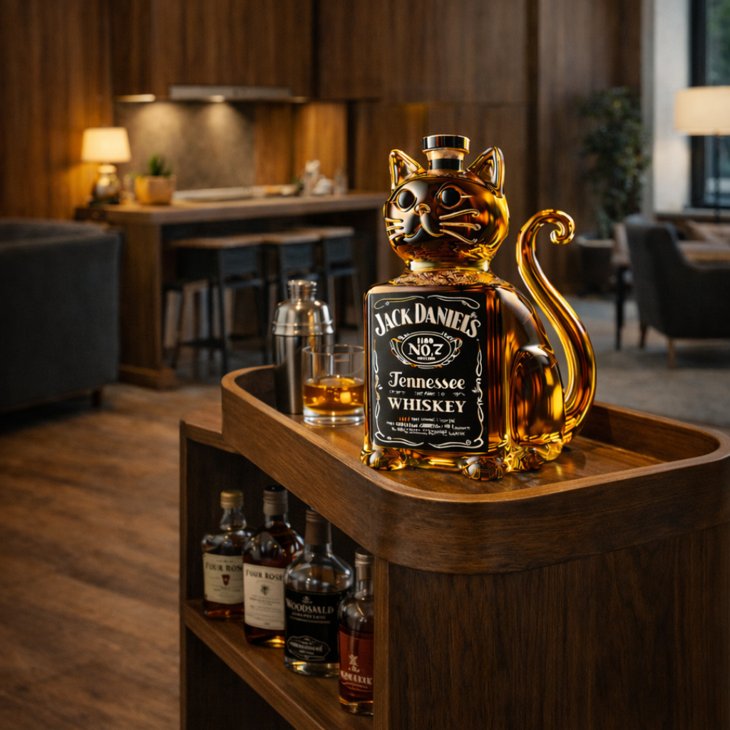 Decantador de whisky - Edición gatuna