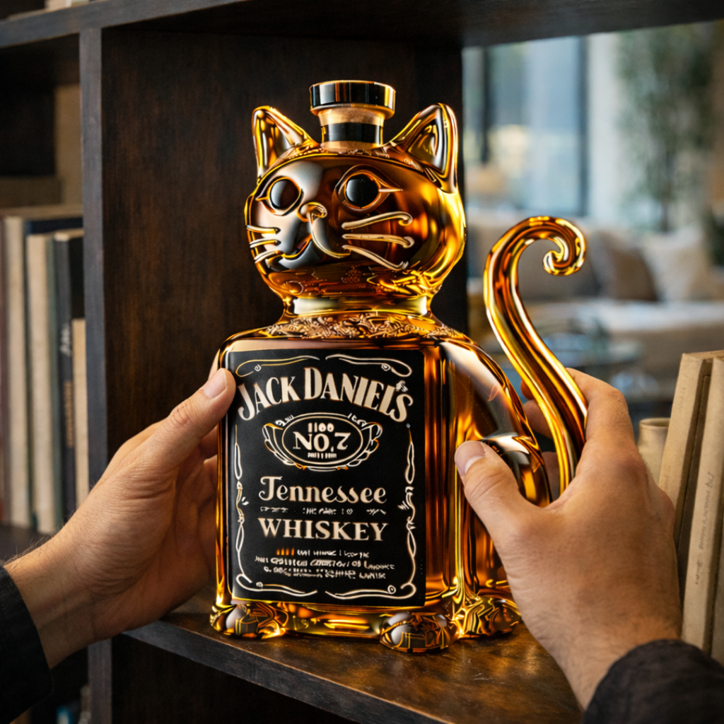 Decantador de whisky - Edición gatuna