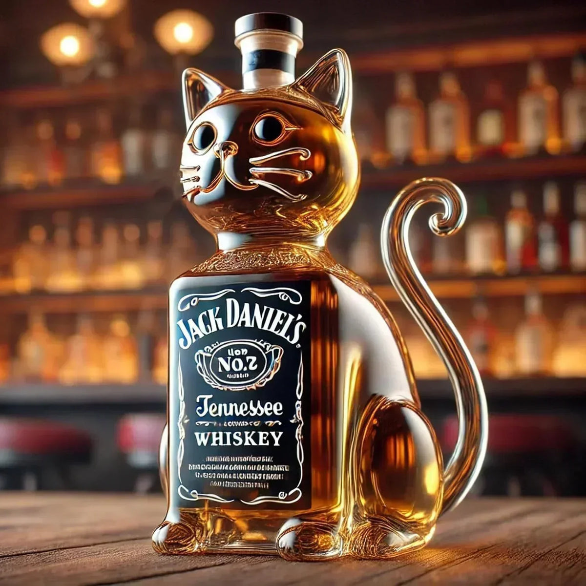 Decantador de whisky - Edición gatuna