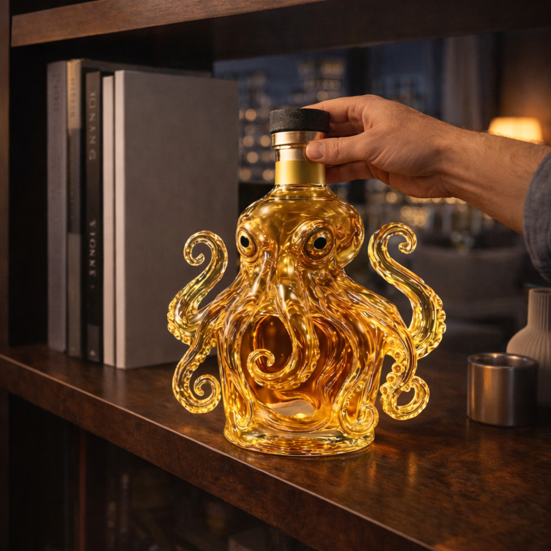 Decantador de whisky - Edición pulpo