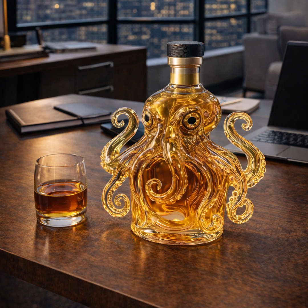 Decantador de whisky - Edición pulpo