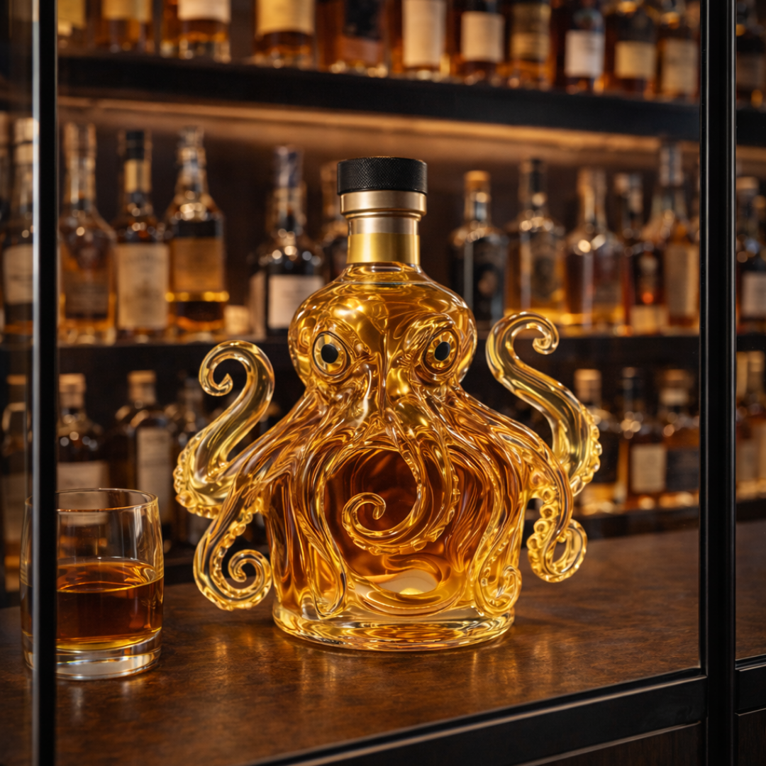 Decantador de whisky - Edición pulpo