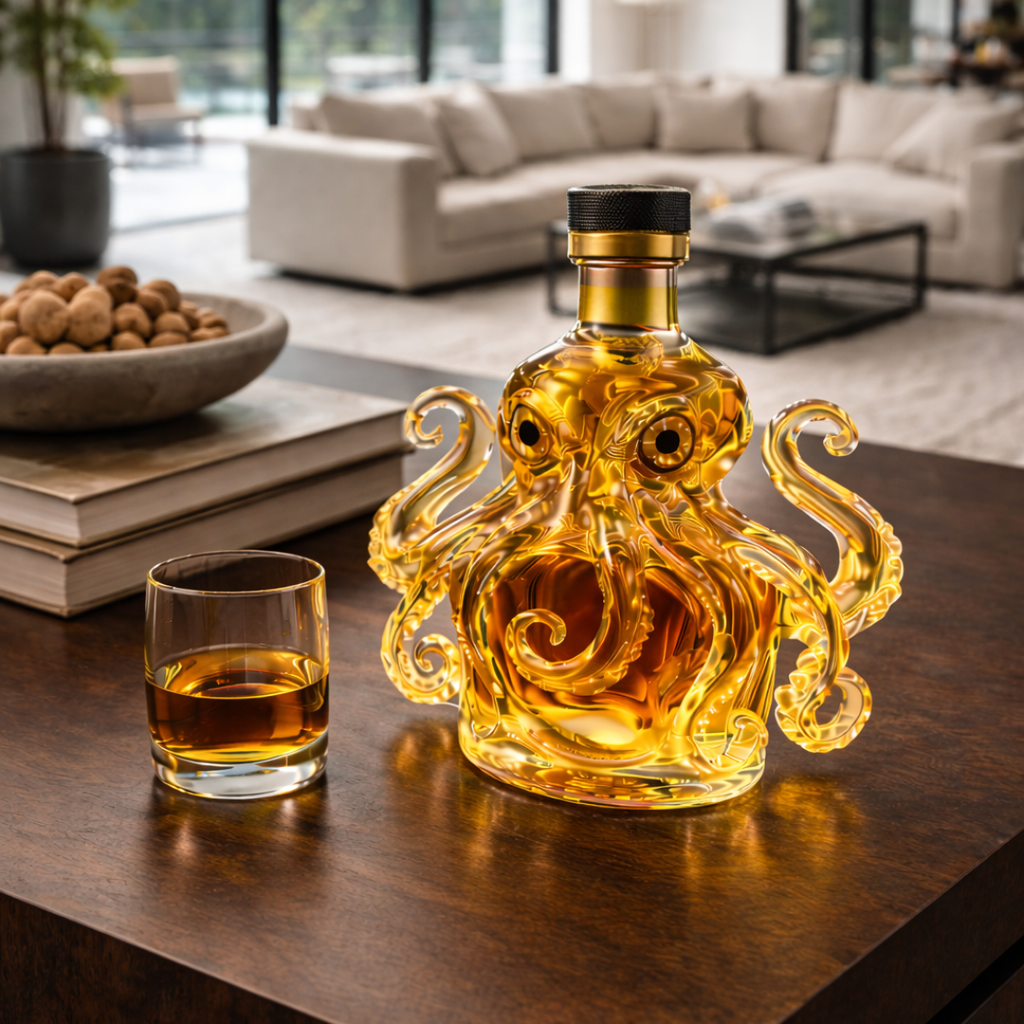 Decantador de whisky - Edición pulpo