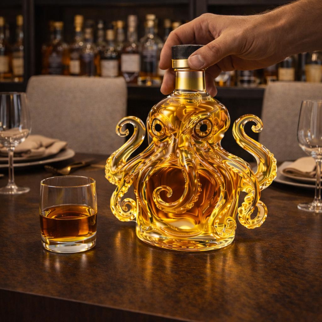 Decantador de whisky - Edición pulpo