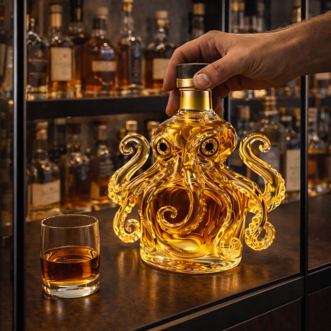 Decantador de whisky - Edición pulpo