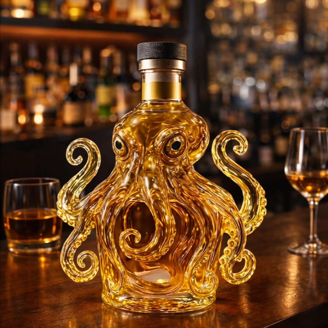 Decantador de whisky - Edición pulpo