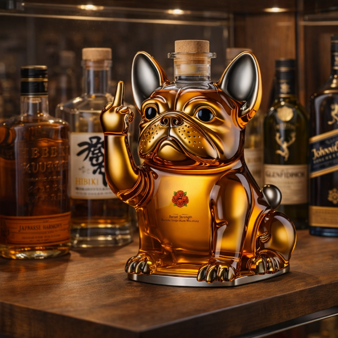 Decantador de whisky - edición canina