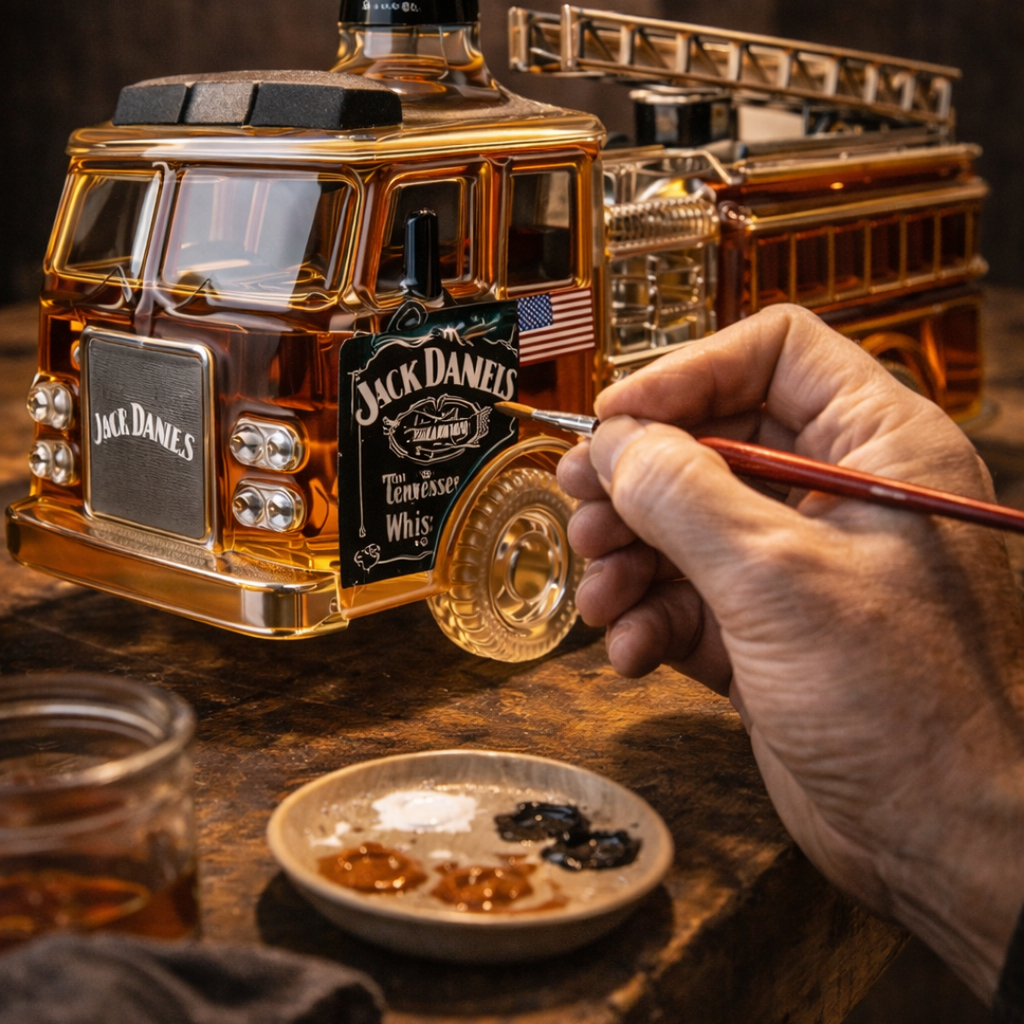 Decantador de whisky - Edición para bomberos