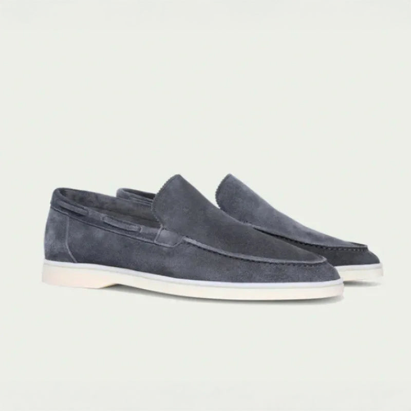 Mocasines de ante