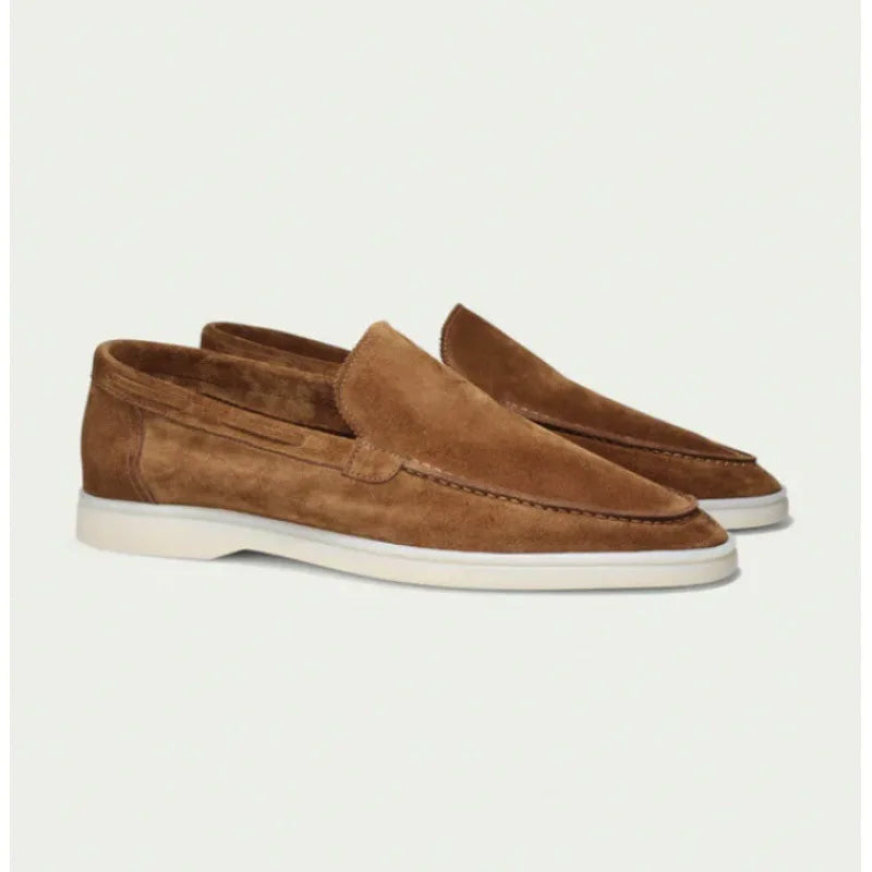 Mocasines de ante