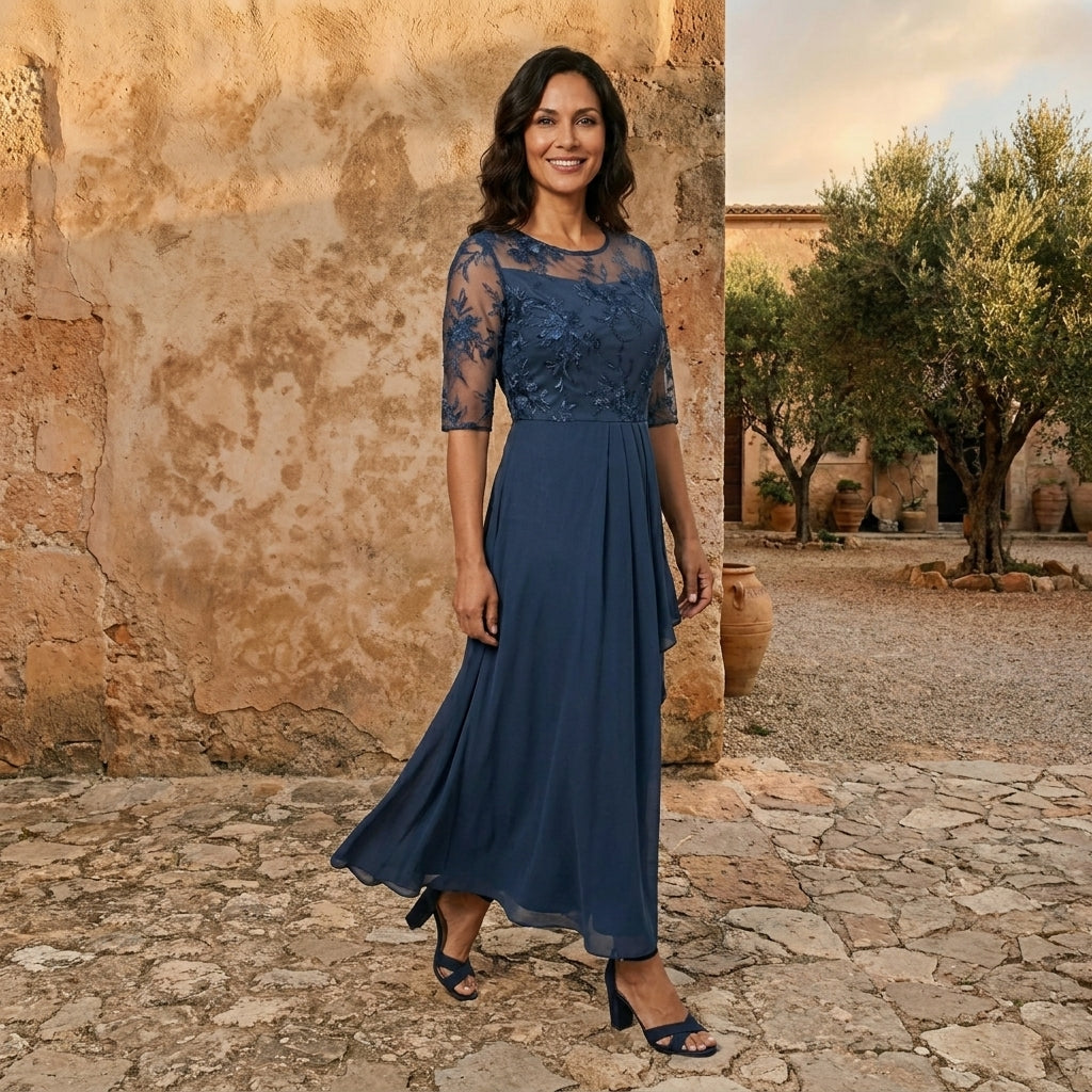 LOLA CASTELL | VESTIDO ELEGANTE DE GASA