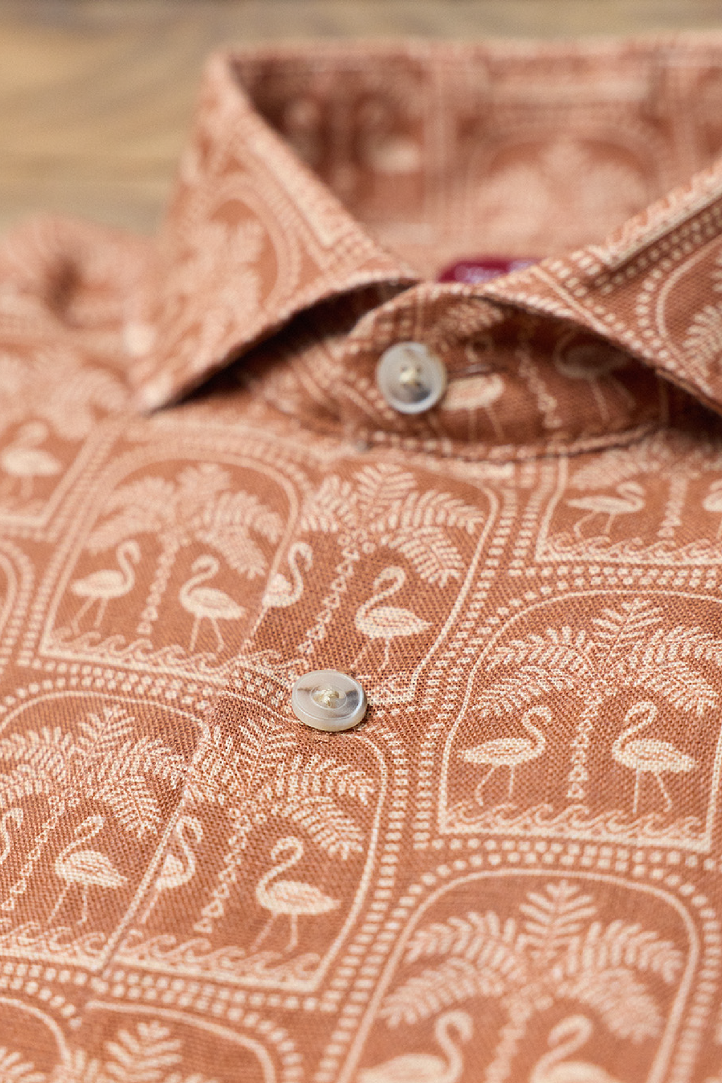 Camisa Lino Aloha Teja