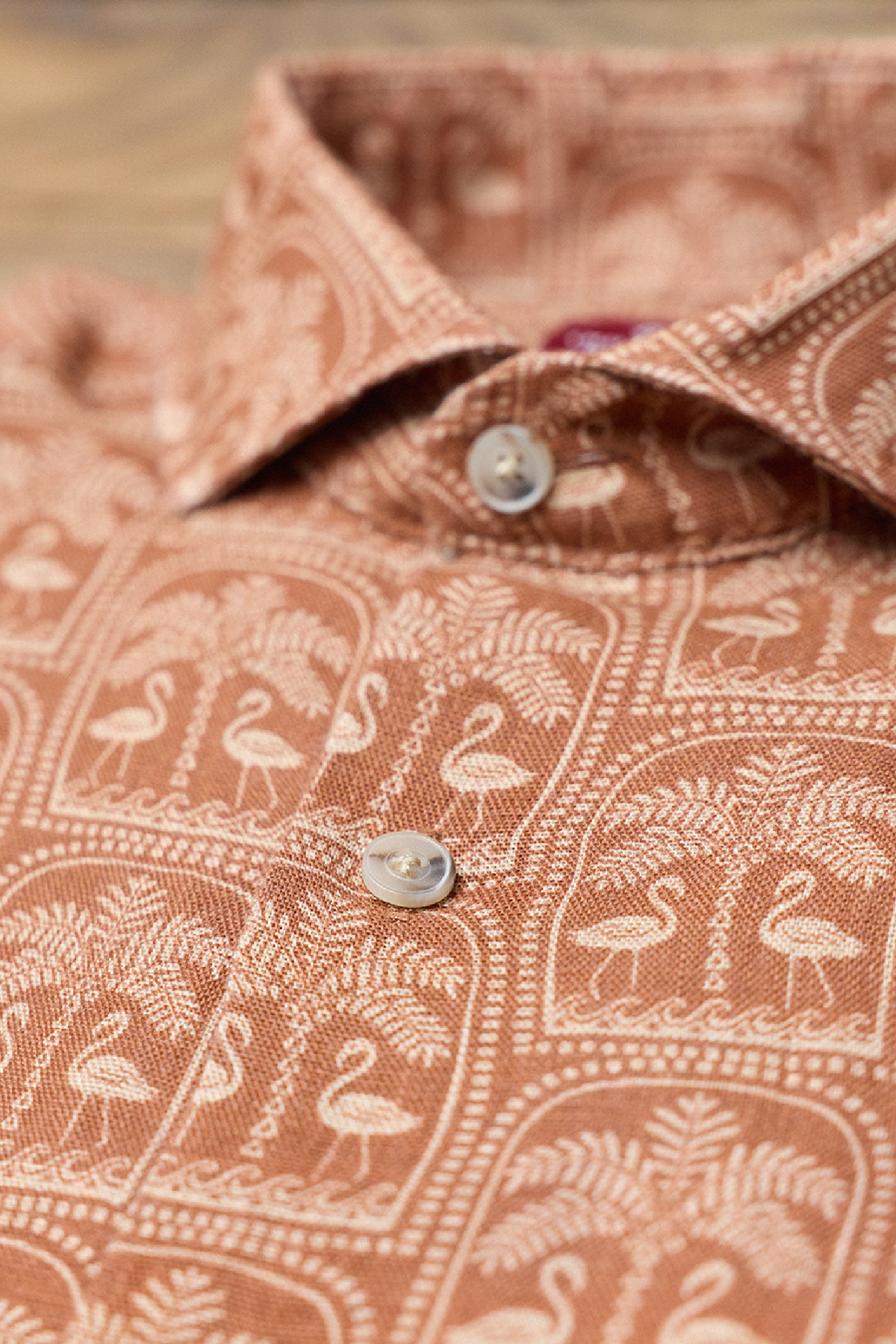 Camisa Lino Aloha Teja