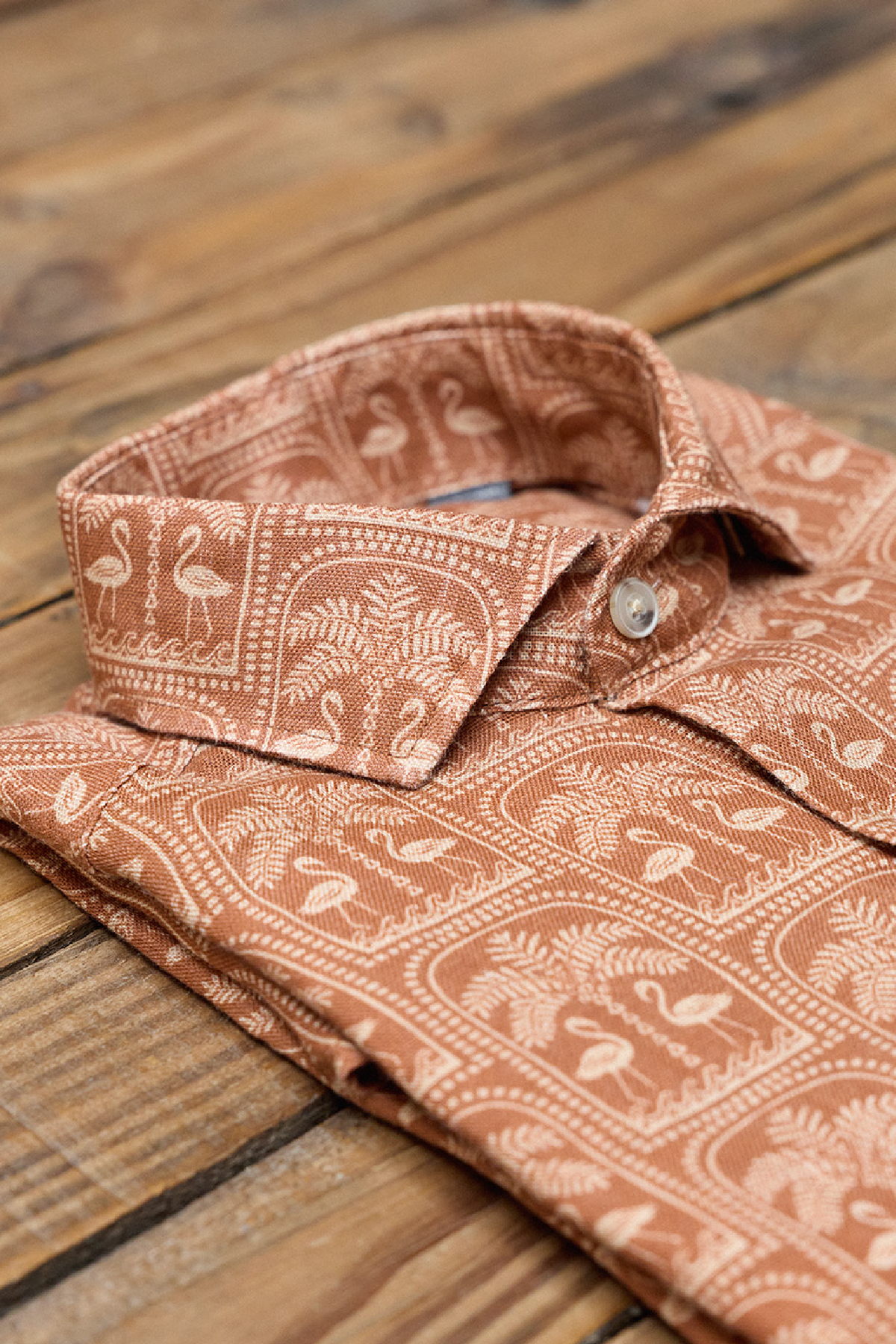 Camisa Lino Aloha Teja