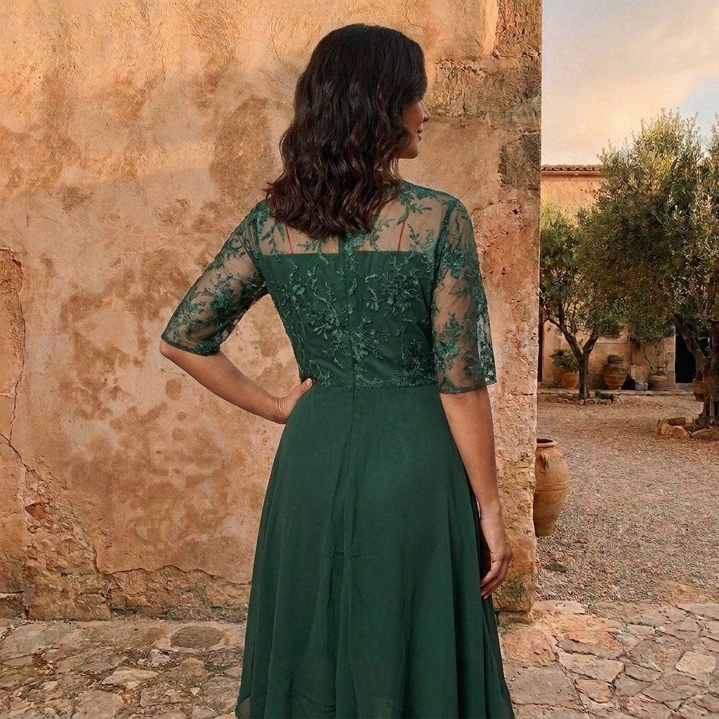 LOLA CASTELL | VESTIDO ELEGANTE DE GASA