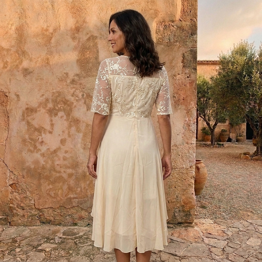 LOLA CASTELL | VESTIDO ELEGANTE DE GASA