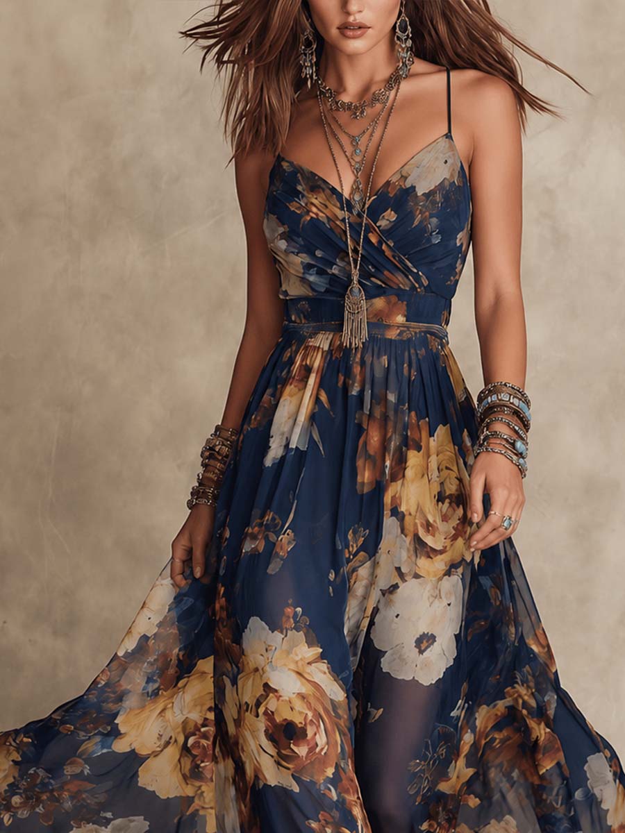 Rosa | Vestido maxi de