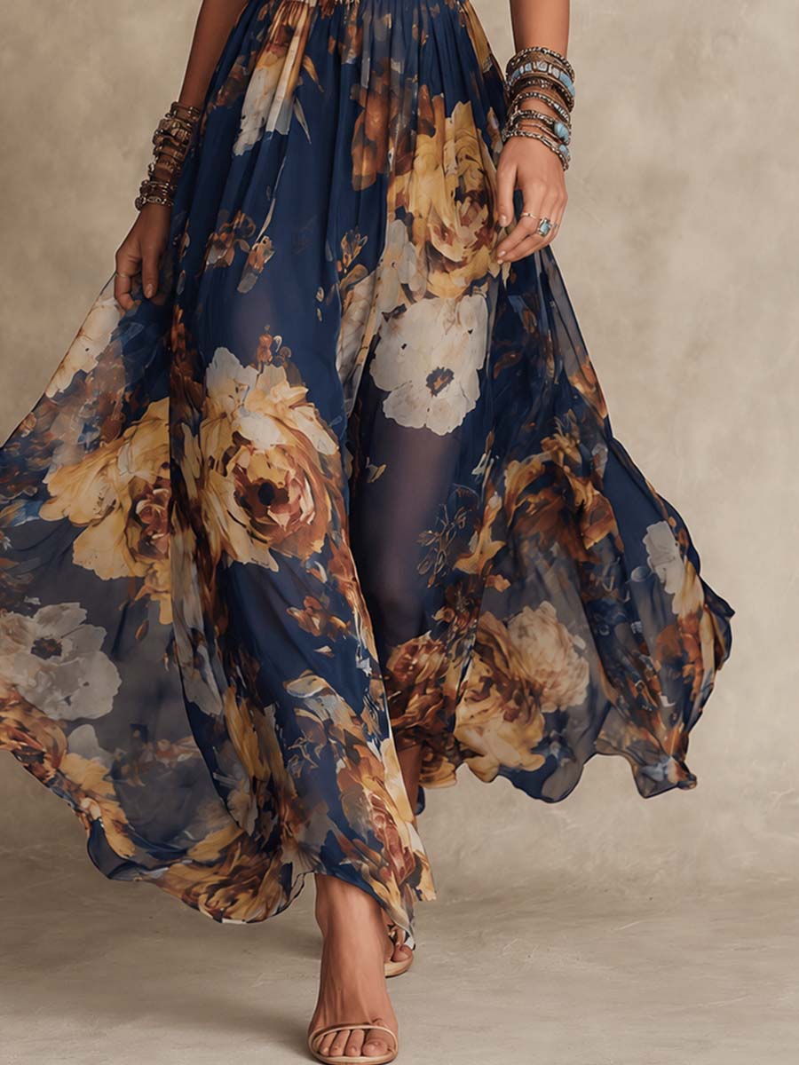 Rosa | Vestido maxi de