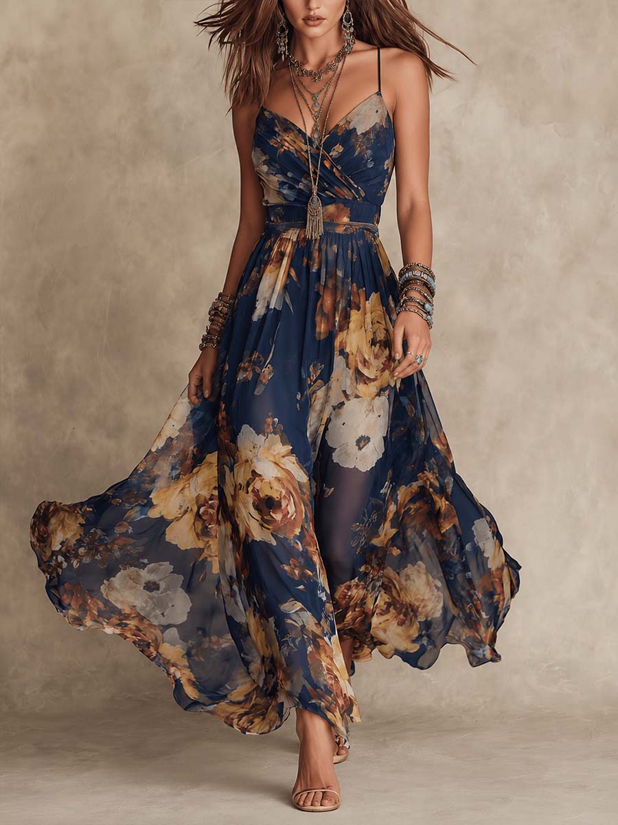 Rosa | Vestido maxi de