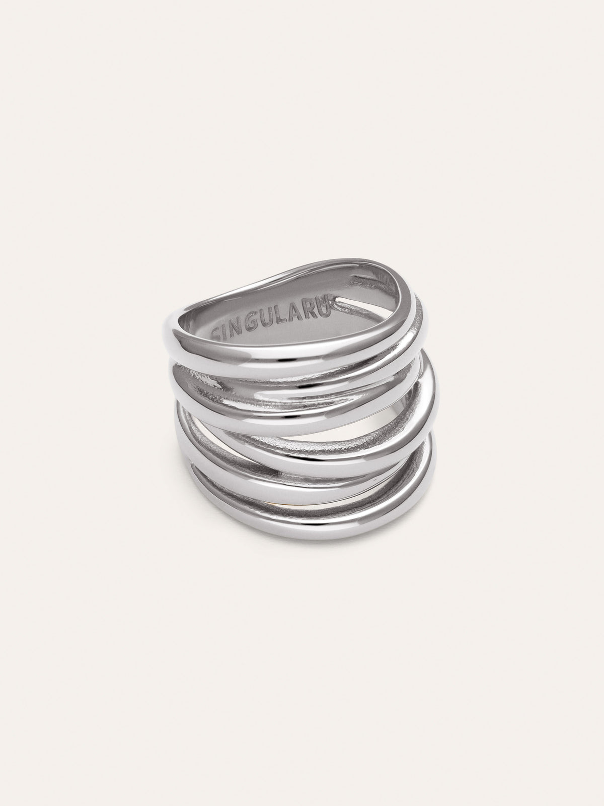 Anillo Ondina Acero