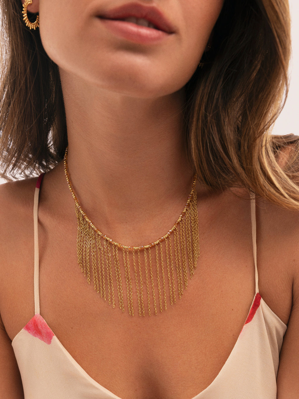 Collar Zafira Champagne