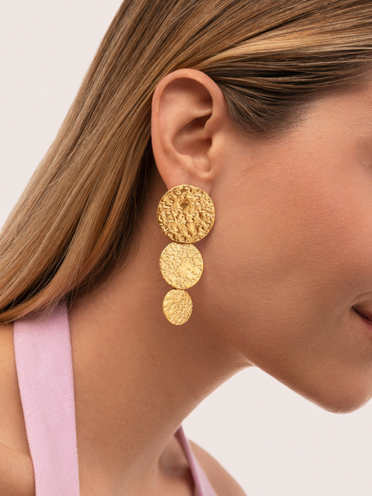 Pendientes Soluna Acero