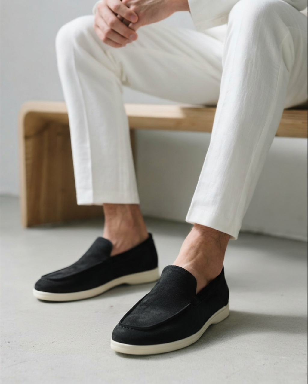 Elegantes mocasines estilo old money