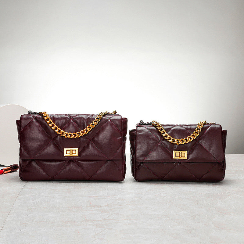Bolso bandolera de piel