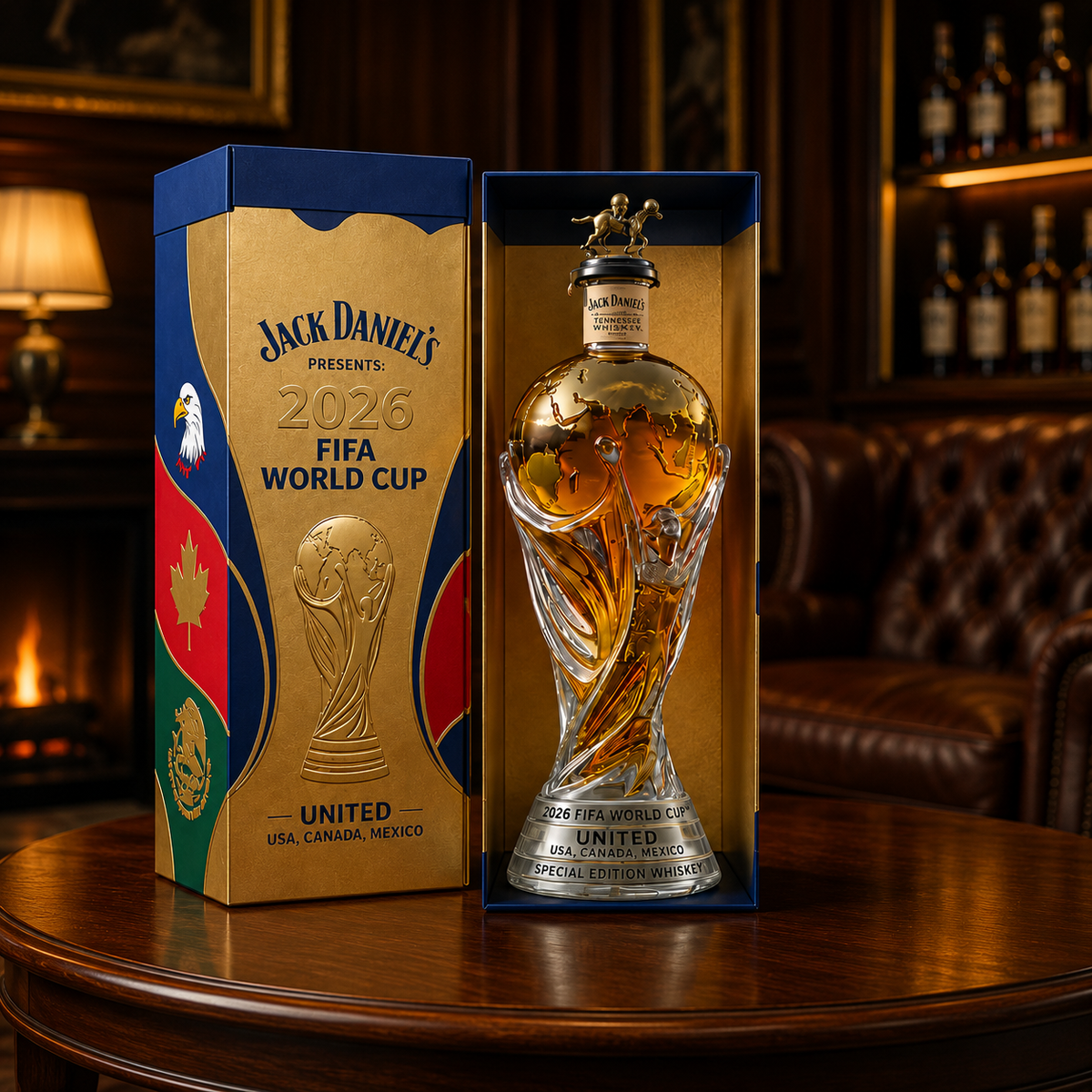 Decantador de whisky - Edición de la Copa del Mundo 2026