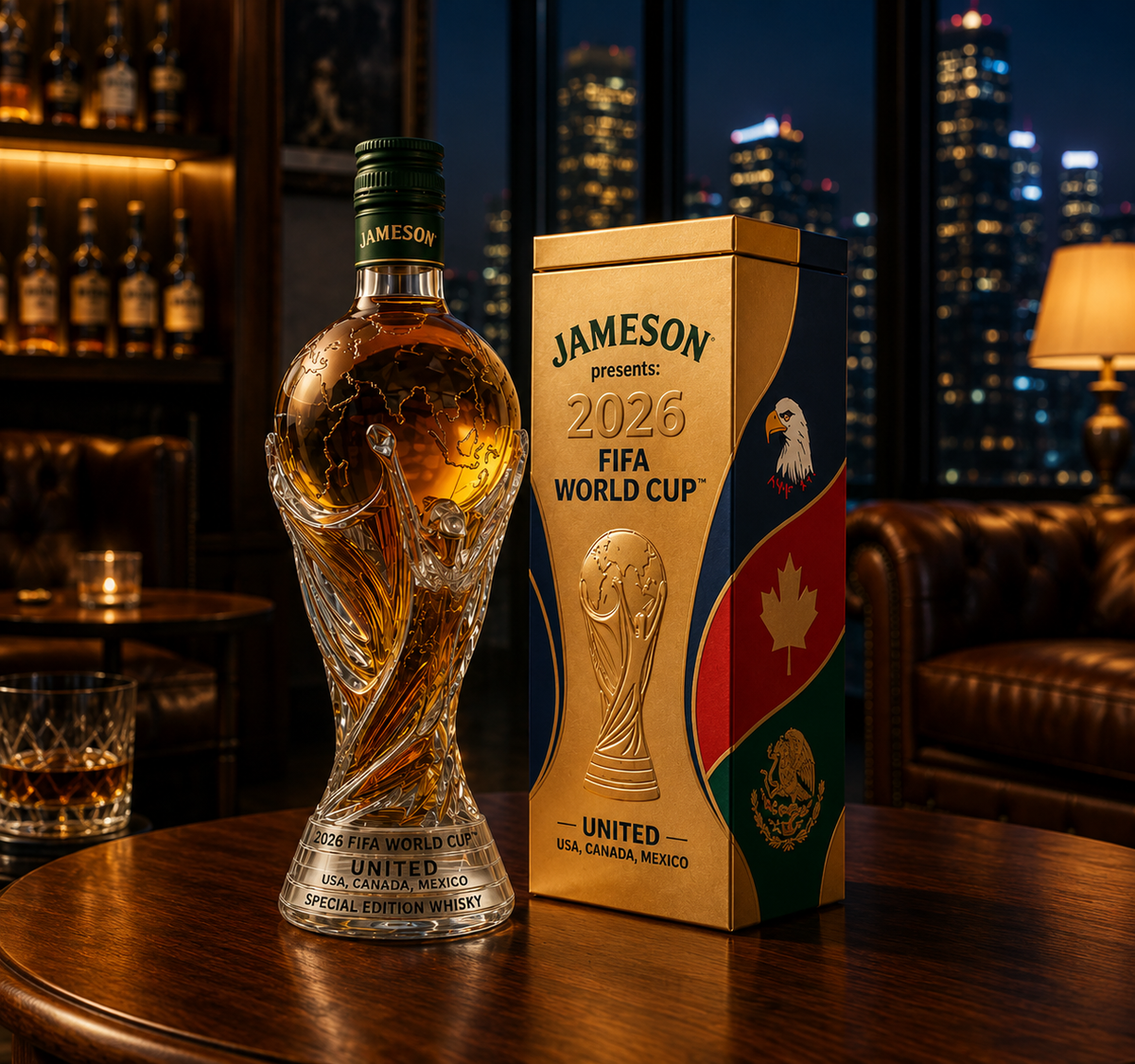 Decantador de whisky - Edición de la Copa del Mundo 2026