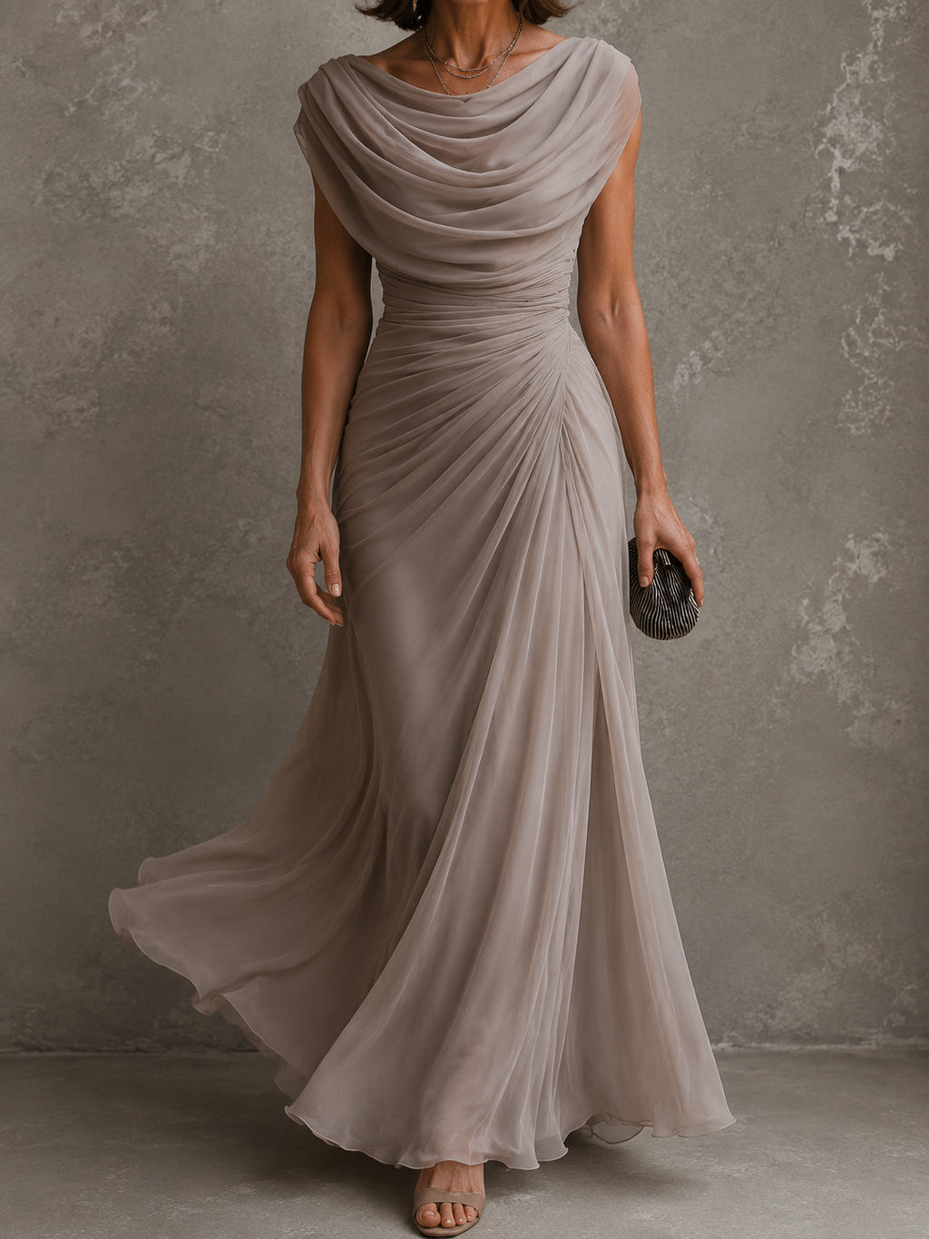 Vestido largo elegante Maëlle