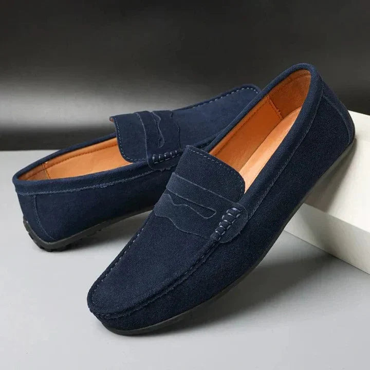 Mocasines de ante