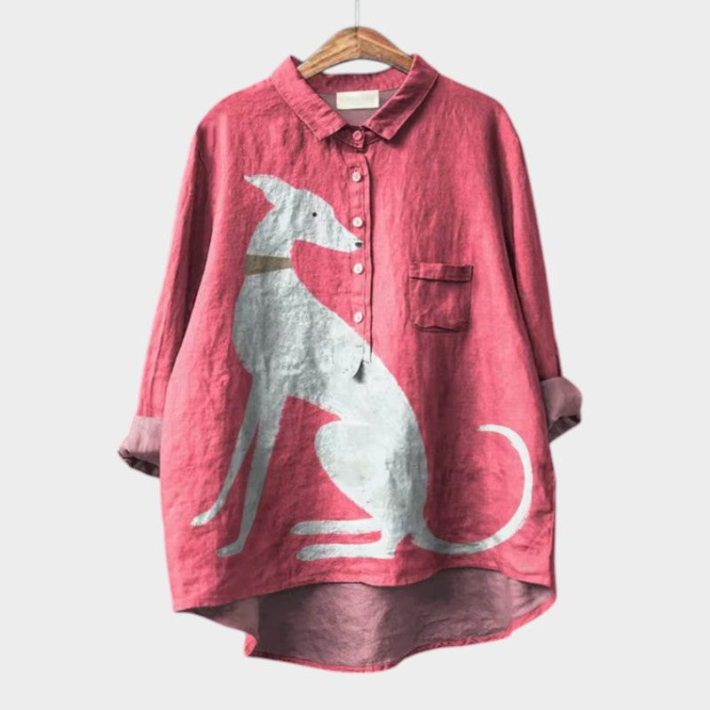 Pamela — Blusa de Lino